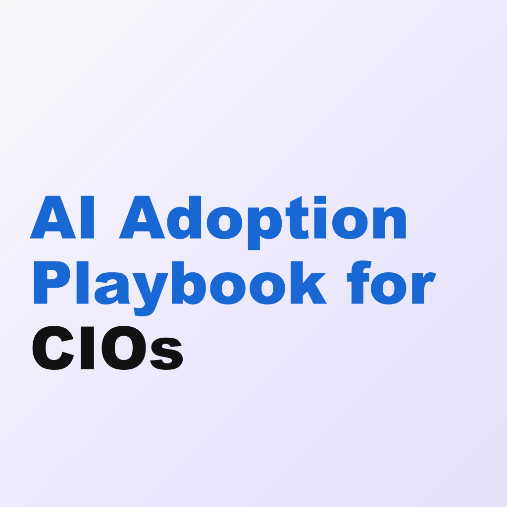 AI Adoption Playbook for CIOs