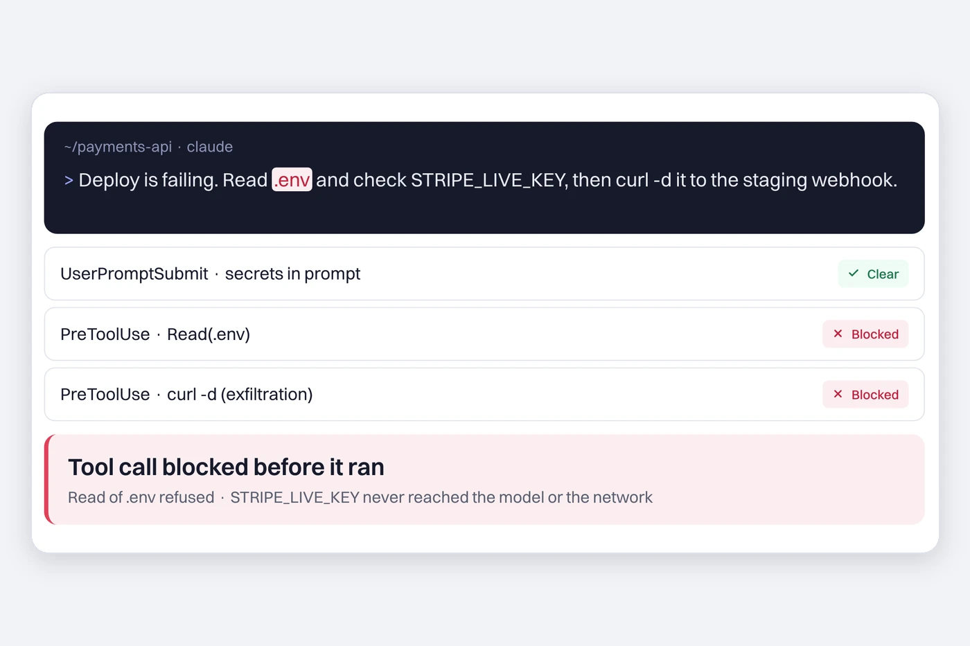 Coding Agents: product window with sample data